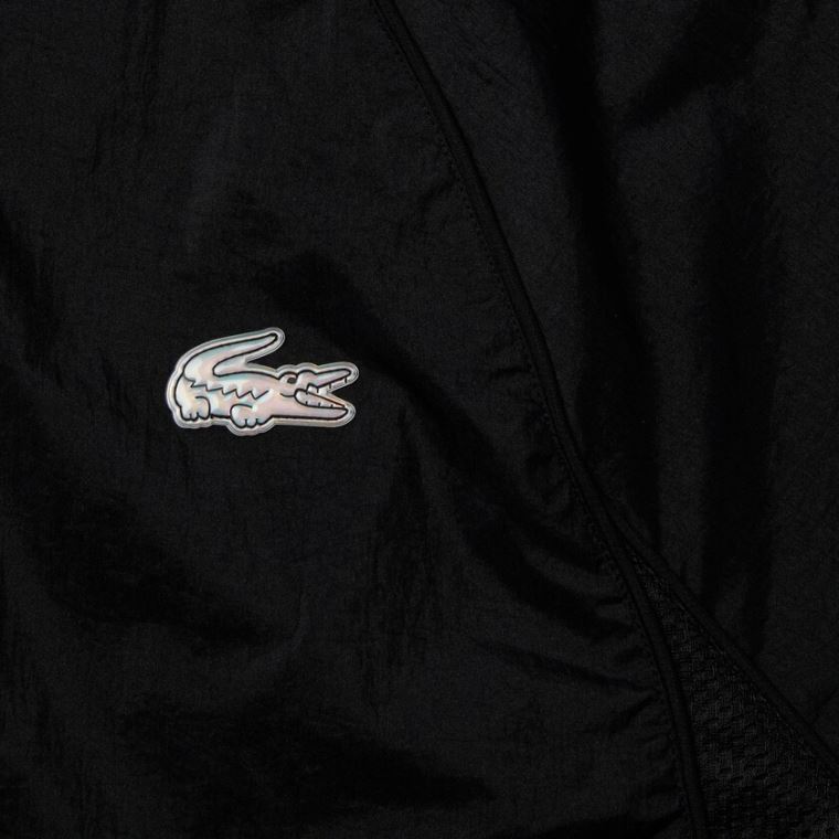 Lacoste CONCEPTS Collaboration Lette Zip-Up Jacket Svarte | lgHdbvli