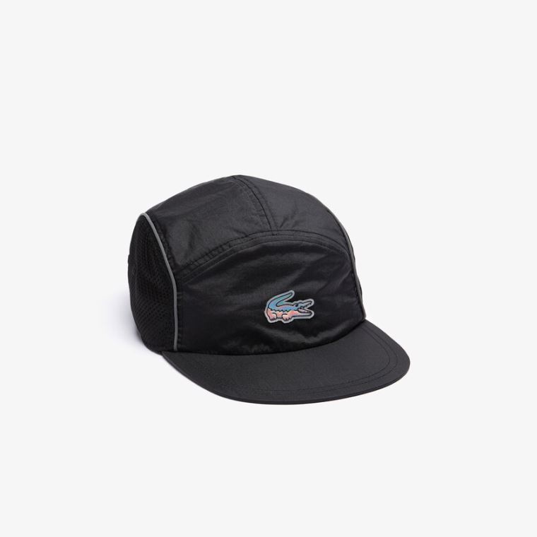 Lacoste CONCEPTS Collaboration Mesh-Panel Cap Svarte | Adx5ps5V