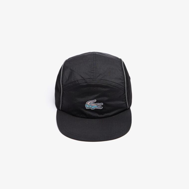 Lacoste CONCEPTS Collaboration Mesh-Panel Cap Svarte | Adx5ps5V