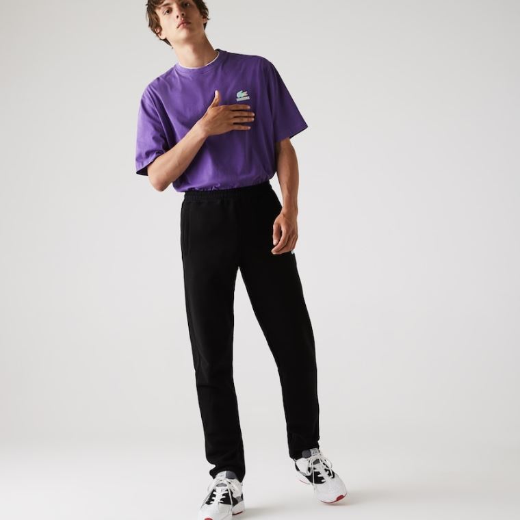 Lacoste CONCEPTS Collaboration Track Pants Svarte | cmzeVhiS