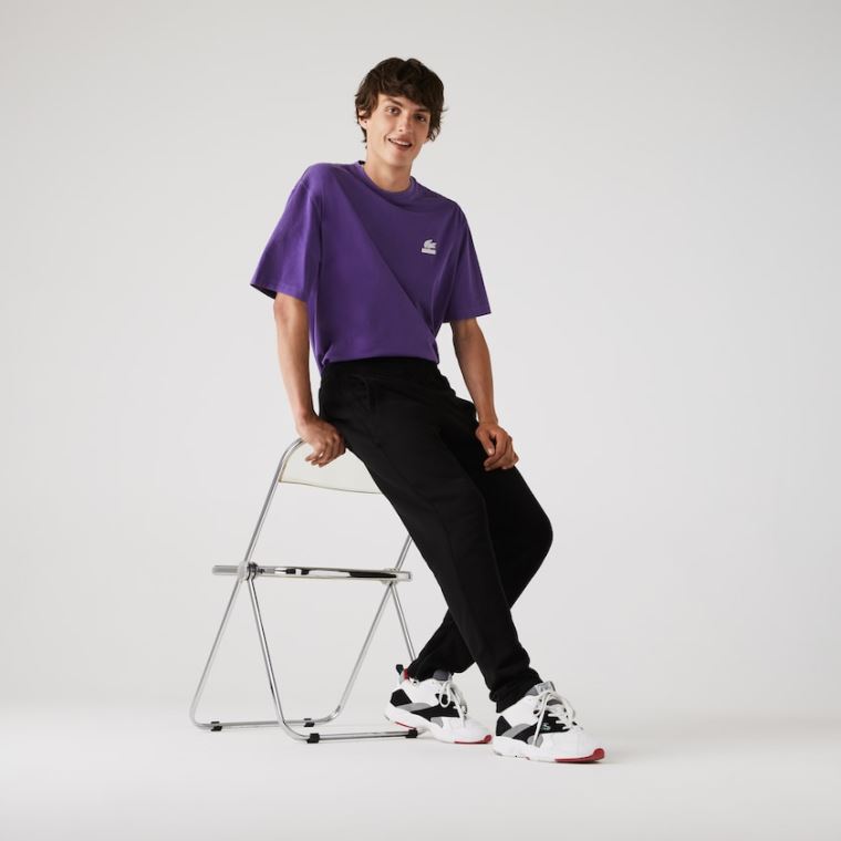 Lacoste CONCEPTS Collaboration Track Pants Svarte | cmzeVhiS