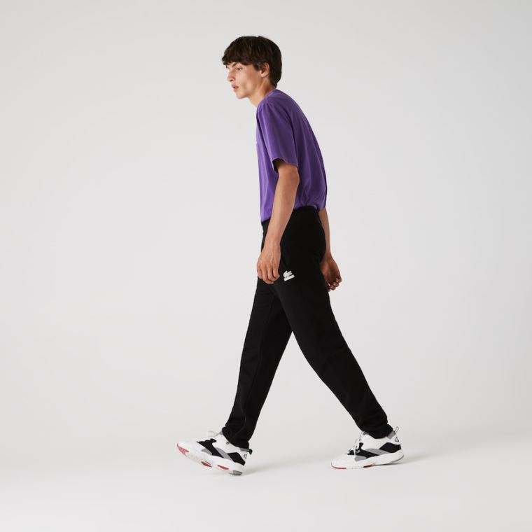 Lacoste CONCEPTS Collaboration Track Pants Svarte | cmzeVhiS