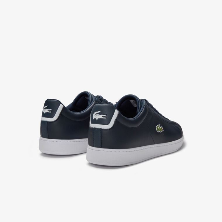 Lacoste Carnaby Evo Lær Sneakers Marineblå Blå | dbMyB2gQ