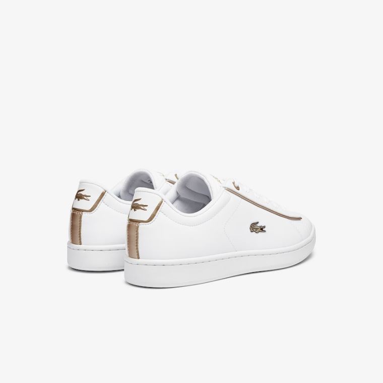 Lacoste Carnaby Evo Syntetisk Sneakers Hvite | aq8cWrPM