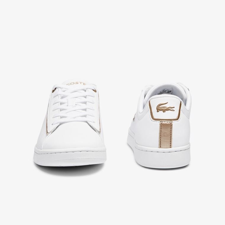 Lacoste Carnaby Evo Syntetisk Sneakers Hvite | aq8cWrPM