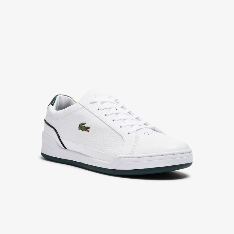 Lacoste Challenge Lær Sneakers Hvite | GdPCC27o