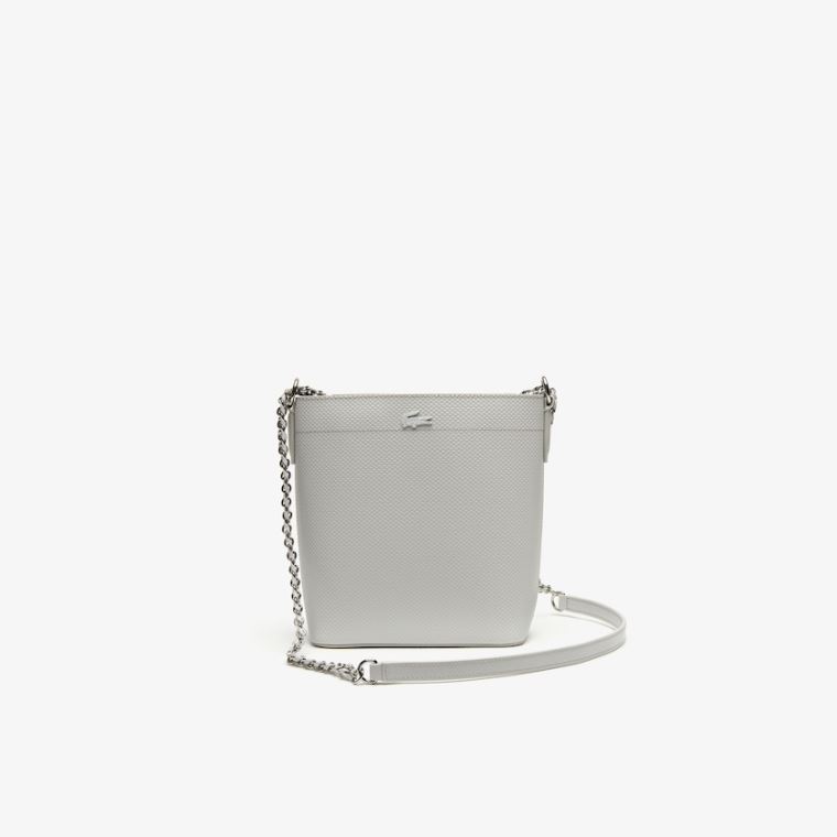 Lacoste Chantaco Chain Reima Crossbody Bag Grå | 4YzHAzTf