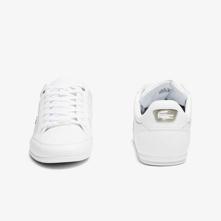 Lacoste Chaymon Syntetisk and Lær Sneakers Hvite | H1Fxxck6