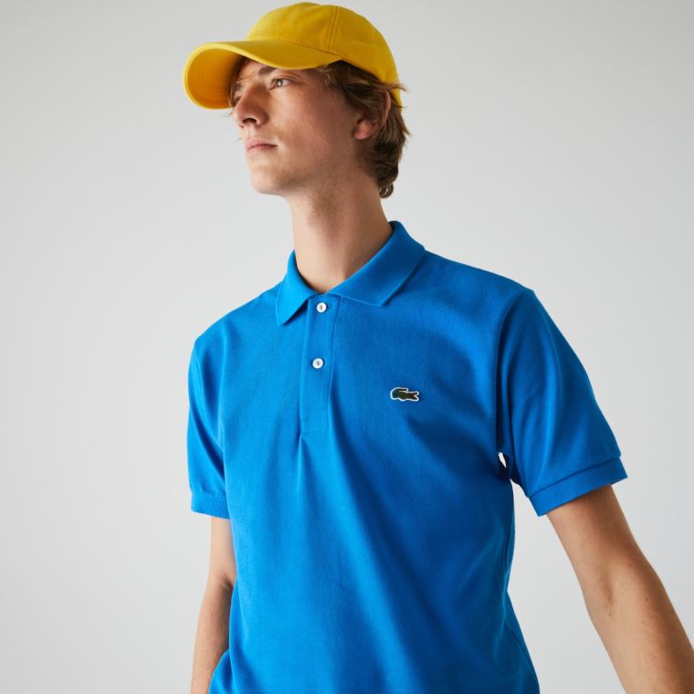 Lacoste Classic Fit L.12.12 Polo Shirt Blå | 0XMl4YRT