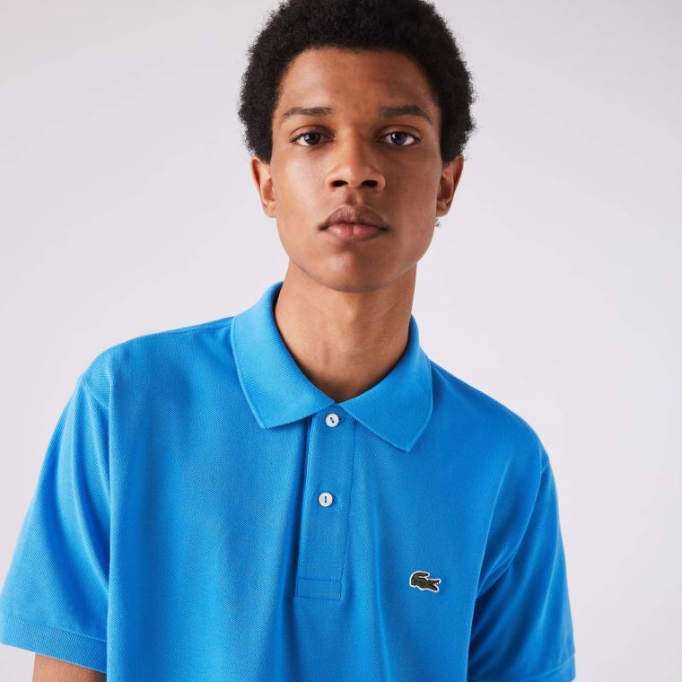 Lacoste Classic Fit L.12.12 Polo Shirt Blå | 70ljtQ1f