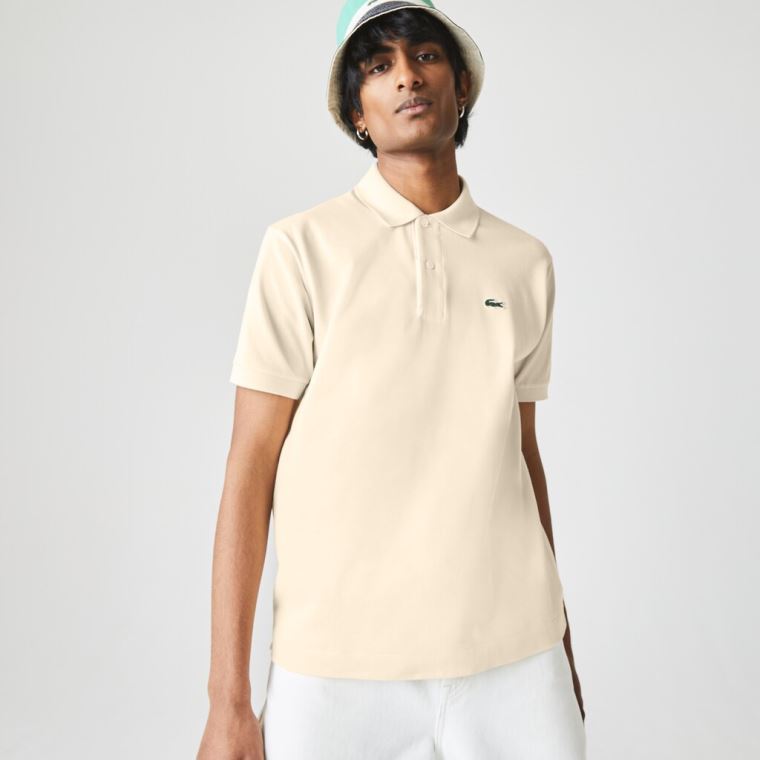 Lacoste Classic Fit L.12.12 Polo Shirt Beige | AoBj8XcM