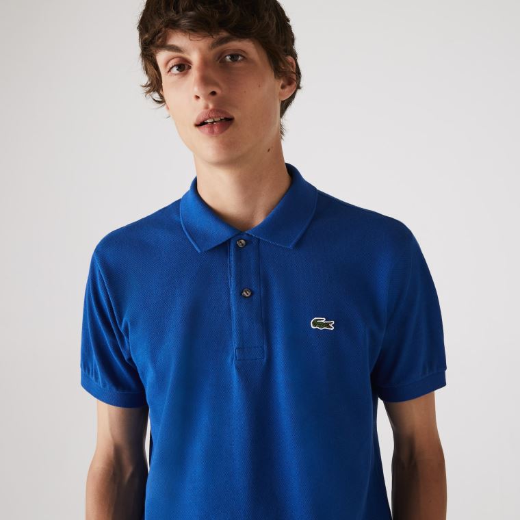 Lacoste Classic Fit L.12.12 Polo Shirt Blå | KJZEUZCf