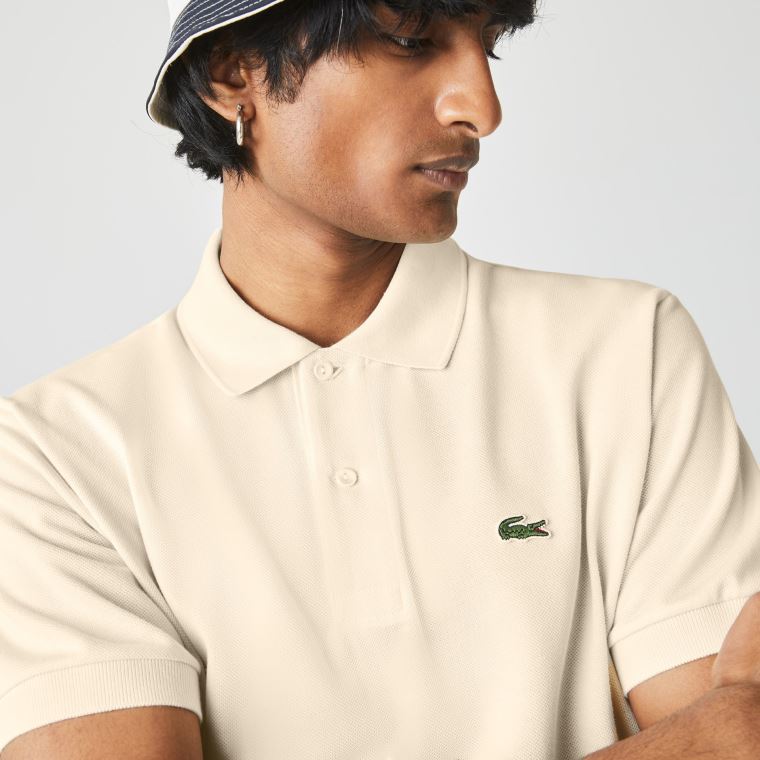 Lacoste Classic Fit L.12.12 Polo Shirt Beige | cfWAVsCj