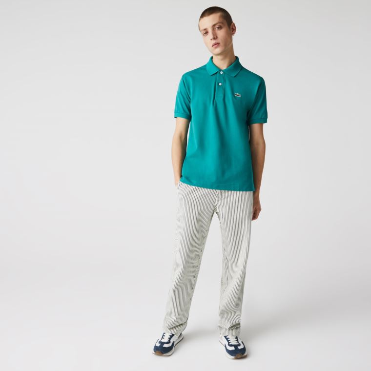 Lacoste Classic Fit L.12.12 Polo Shirt Grønn | 5EXidtWi