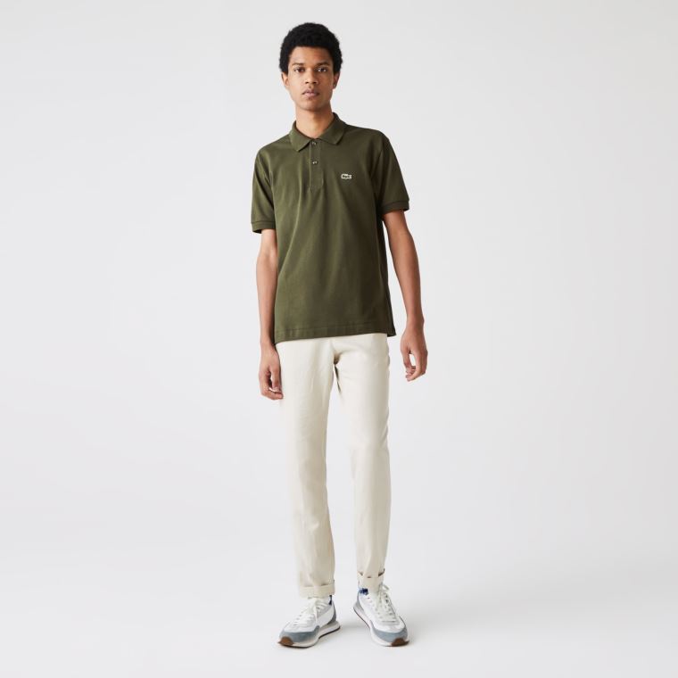 Lacoste Classic Fit L.12.12 Polo Shirt Khaki Grønn | obZe1BCR