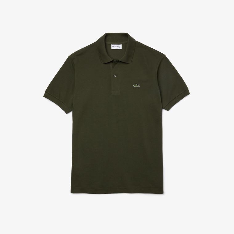 Lacoste Classic Fit L.12.12 Polo Shirt Khaki Grønn | obZe1BCR