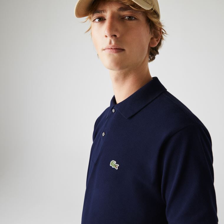 Lacoste Classic Fit L.12.12 Polo Shirt Marineblå Blå | AdF5PTfA