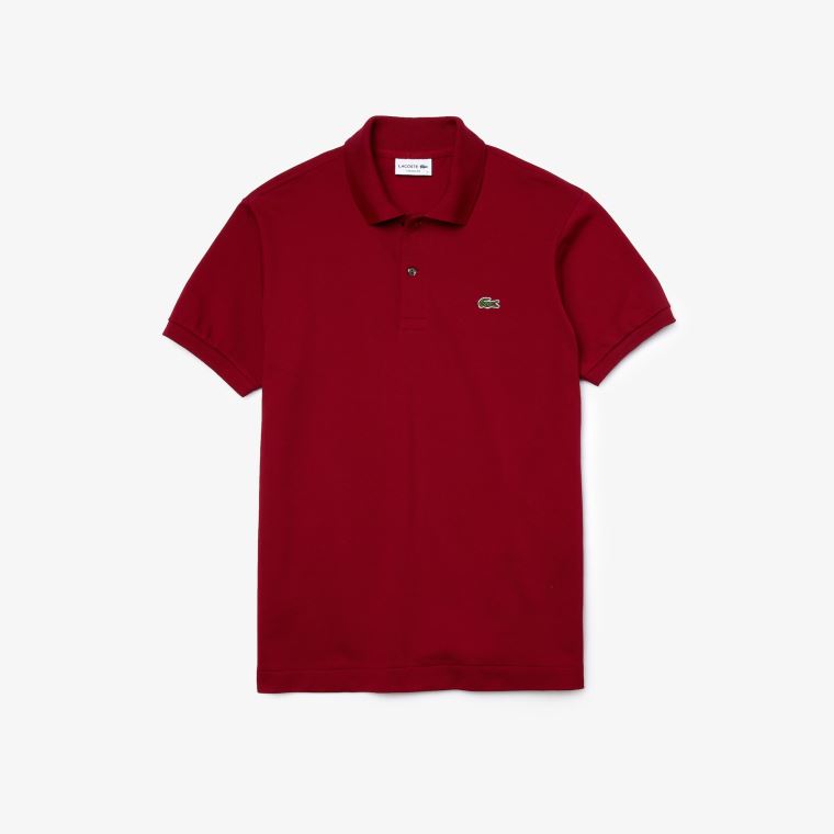 Lacoste Classic Fit L.12.12 Polo Shirt Mørke Rød | MuilbdCN