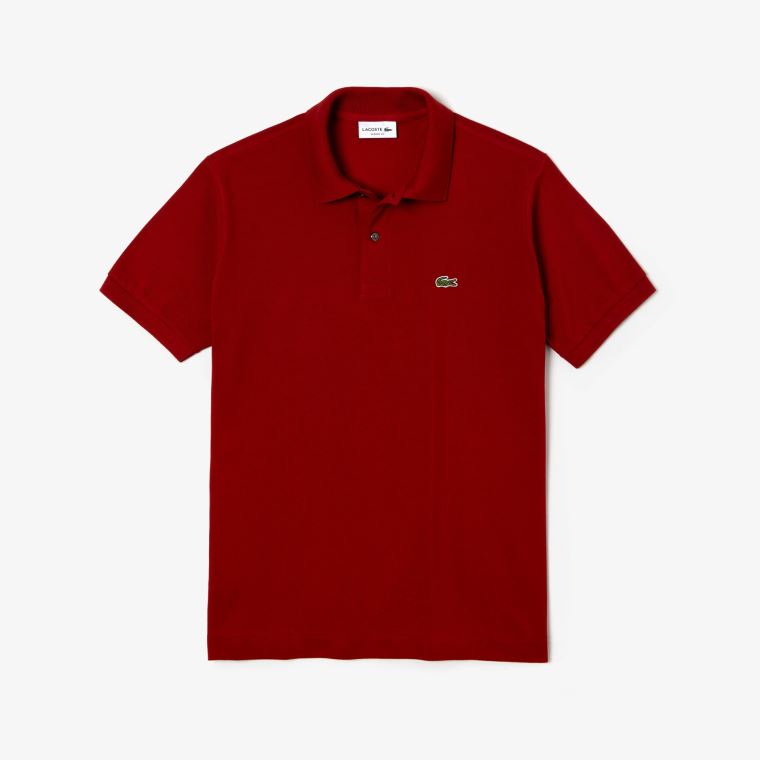 Lacoste Classic Fit L.12.12 Polo Shirt Mørke Rød | Skiwk0Dz