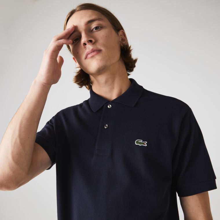 Lacoste Classic Fit L.12.12 Polo Shirt Marineblå Blå | dWDrr3FT