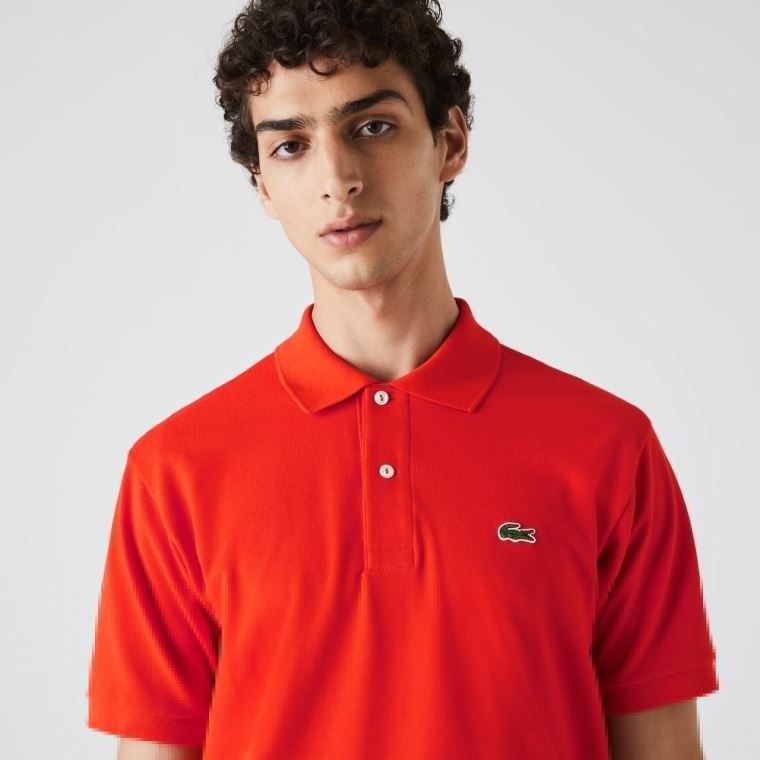 Lacoste Classic Fit L.12.12 Polo Shirt Rød | bld5s3gn