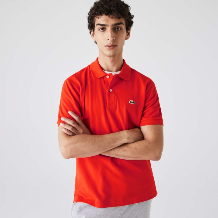 Lacoste Classic Fit L.12.12 Polo Shirt Rød | bld5s3gn