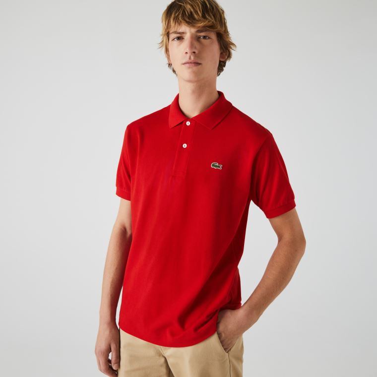 Lacoste Classic Fit L.12.12 Polo Shirt Rød | jJT6U3tb