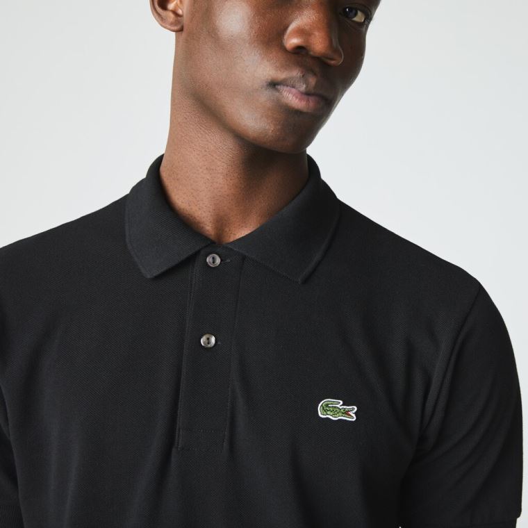 Lacoste Classic Fit L.12.12 Polo Shirt Svarte | 7SAtkThh