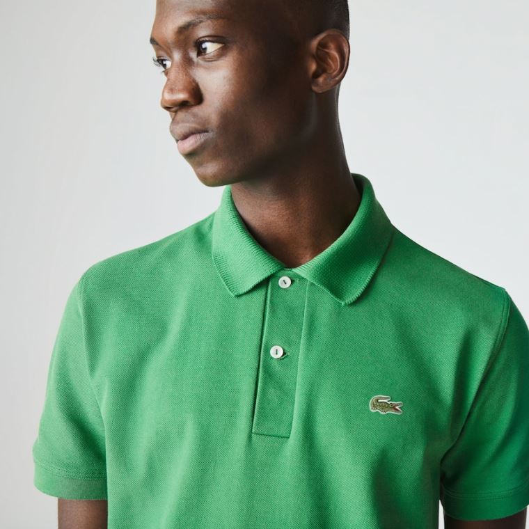 Lacoste Classic Fit Organic Bomull Piqué Polo Grønn | QIpKvvYj