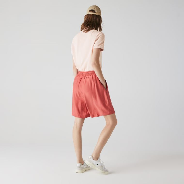 Lacoste Classic Fit Soft Bomull Petit Piqué Polo Lyse Rosa | UmIjU8to