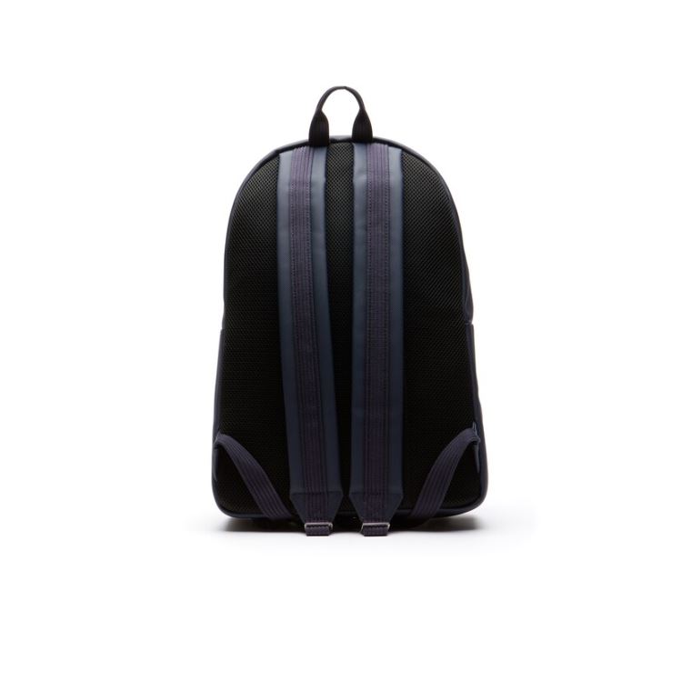 Lacoste Classic Petit Piqué Backpack Marineblå | hC830FNZ