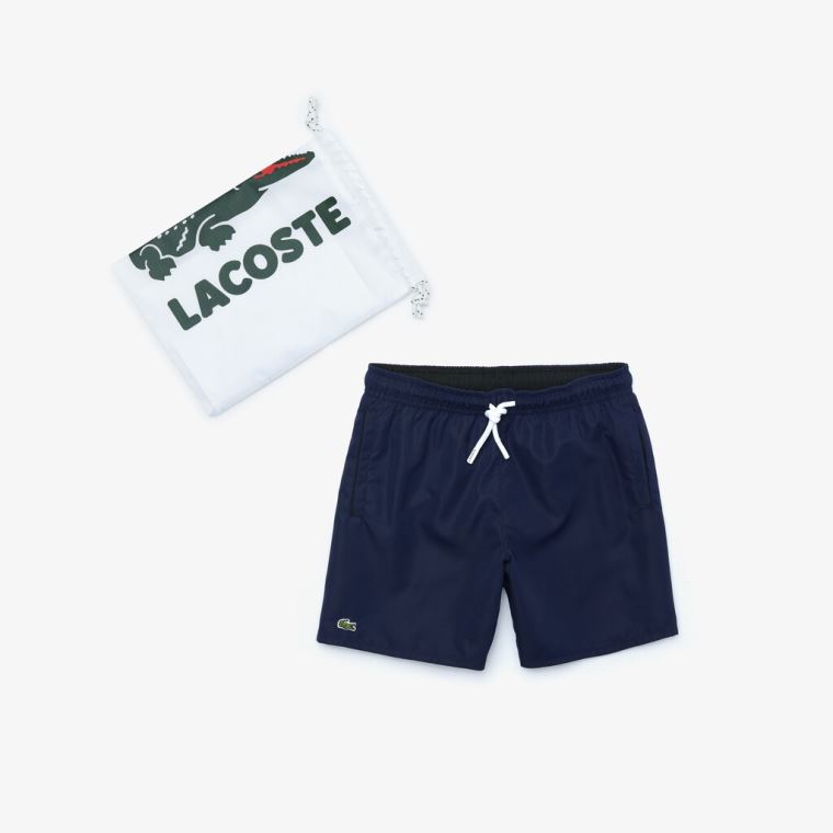 Lacoste Classic Swim Trunks Marineblå Blå Svarte | escsk3ap