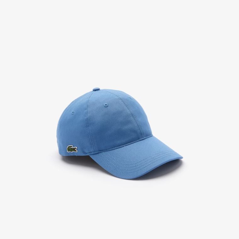 Lacoste Contrast Reima Bomull Cap Blå | GzOjy82p