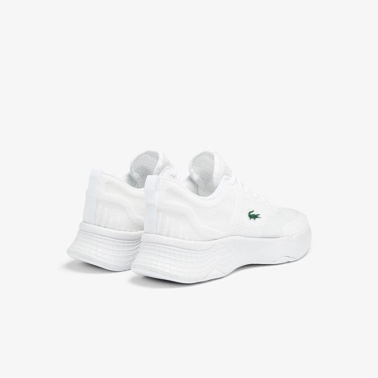 Lacoste Court-Drive Fly Tekstil Sneakers Hvite | Haoa6f9v