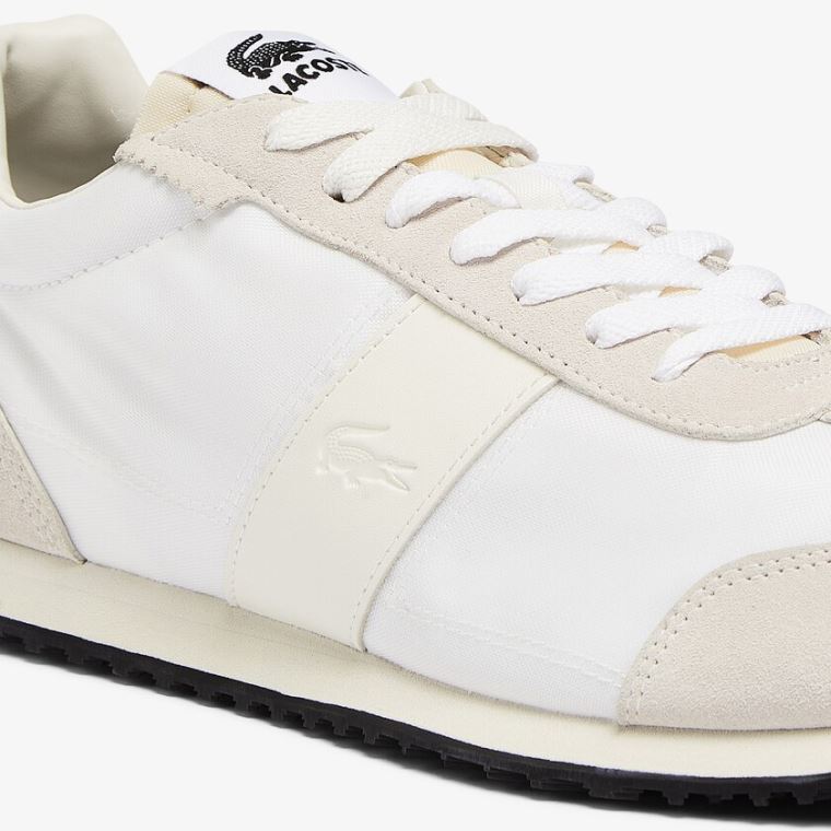 Lacoste Court Pace Tekstil Sneakers Beige | Z1NVk4no