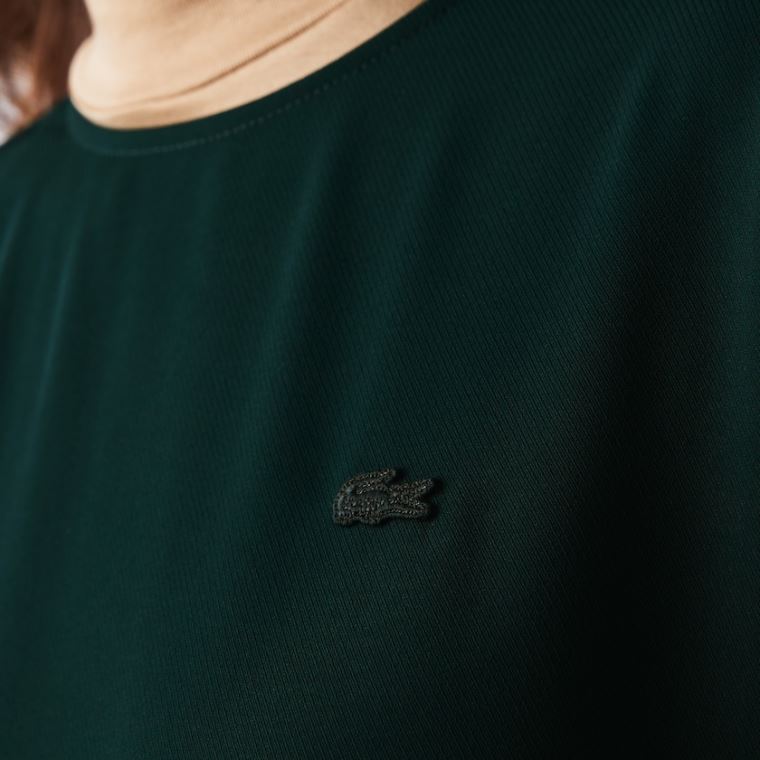 Lacoste Crew Neck Flowy Kjoler Grønn | lllFh3X1