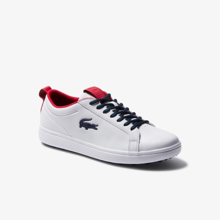 Lacoste G Elite Syntetisk Golf Shoes Hvite Beige | f4nTIi4b