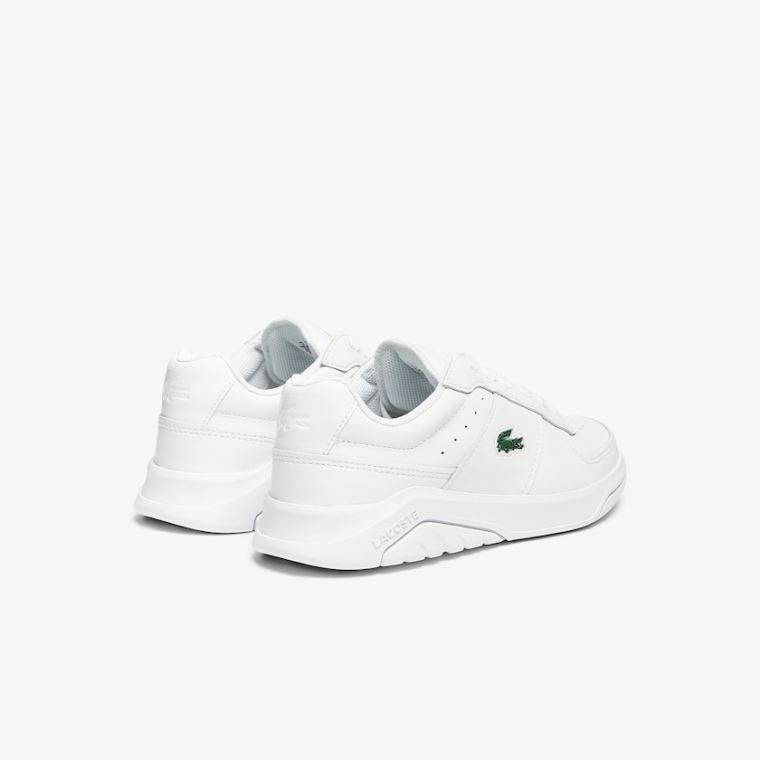 Lacoste Game Advance Lær and Syntetisk Sneakers Hvite | dCJbfQmn