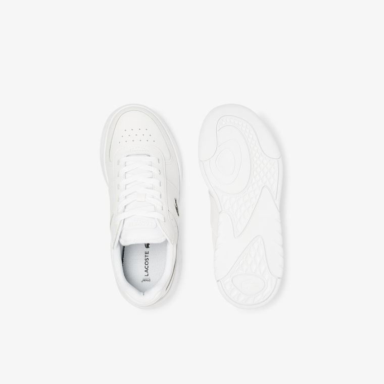 Lacoste Game Advance Lær and Syntetisk Sneakers Hvite | dCJbfQmn