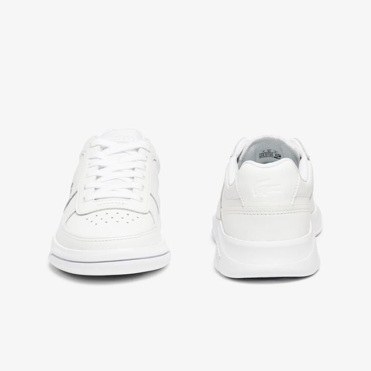 Lacoste Game Advance Lær and Syntetisk Sneakers Hvite | dCJbfQmn