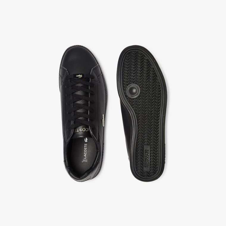 Lacoste Graduate Lær and Syntetisk Sneakers Svarte | 5346fD0u