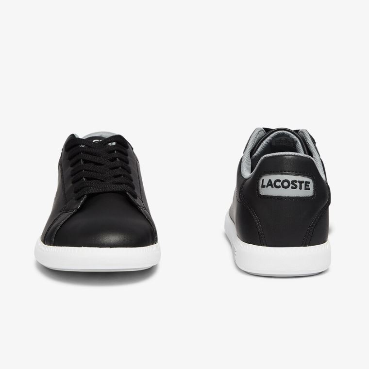 Lacoste Graduate Syntetisk Sneakers Svarte | su5BsBeP