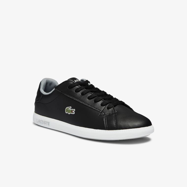 Lacoste Graduate Syntetisk Sneakers Svarte | su5BsBeP