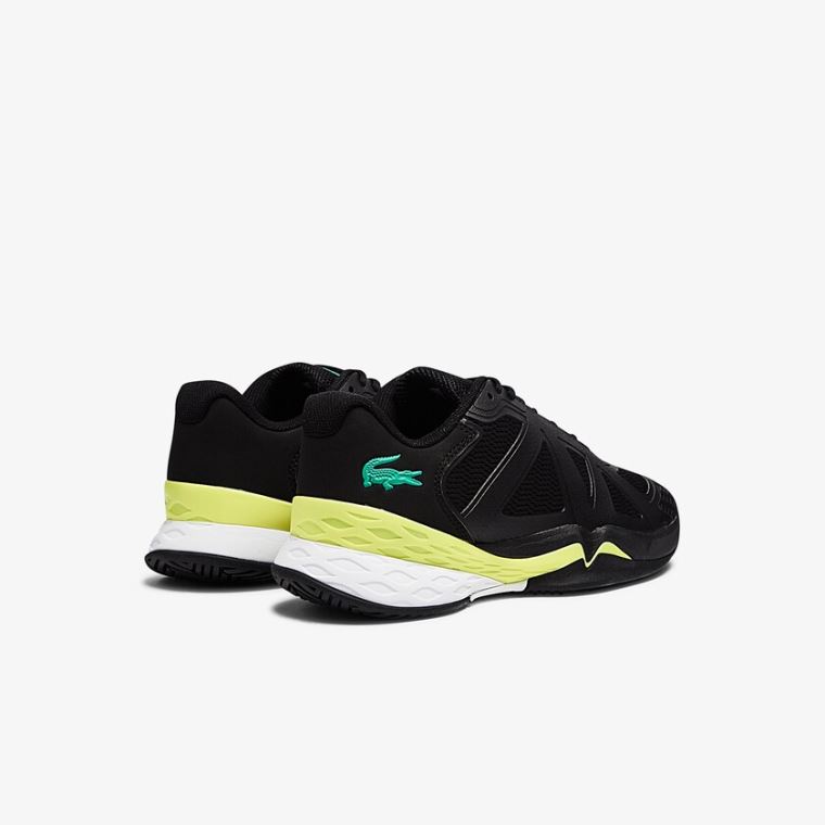 Lacoste LC Scale II Tekstil Sneakers Svarte Lyse Gul | JzmeGSnU