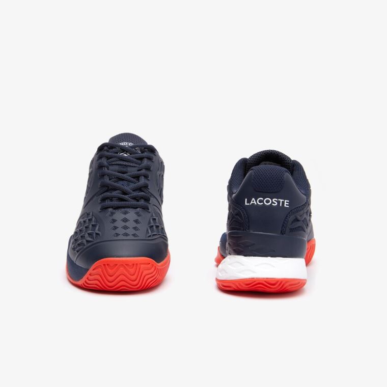 Lacoste LC Scale Roland Garros Tekstil Sneakers Marineblå Rød | dR5AbZfJ