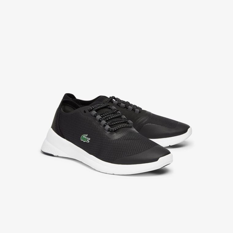 Lacoste LT Fit Syntetisk and Tekstil Sneakers Svarte Hvite | Jnx6sVpH