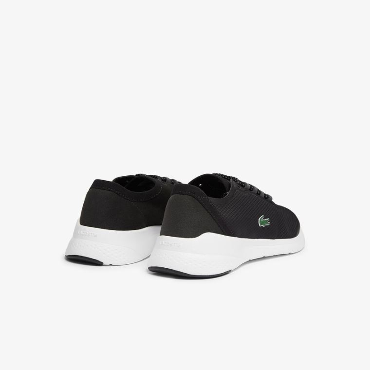 Lacoste LT Fit Syntetisk and Tekstil Sneakers Svarte Hvite | Jnx6sVpH