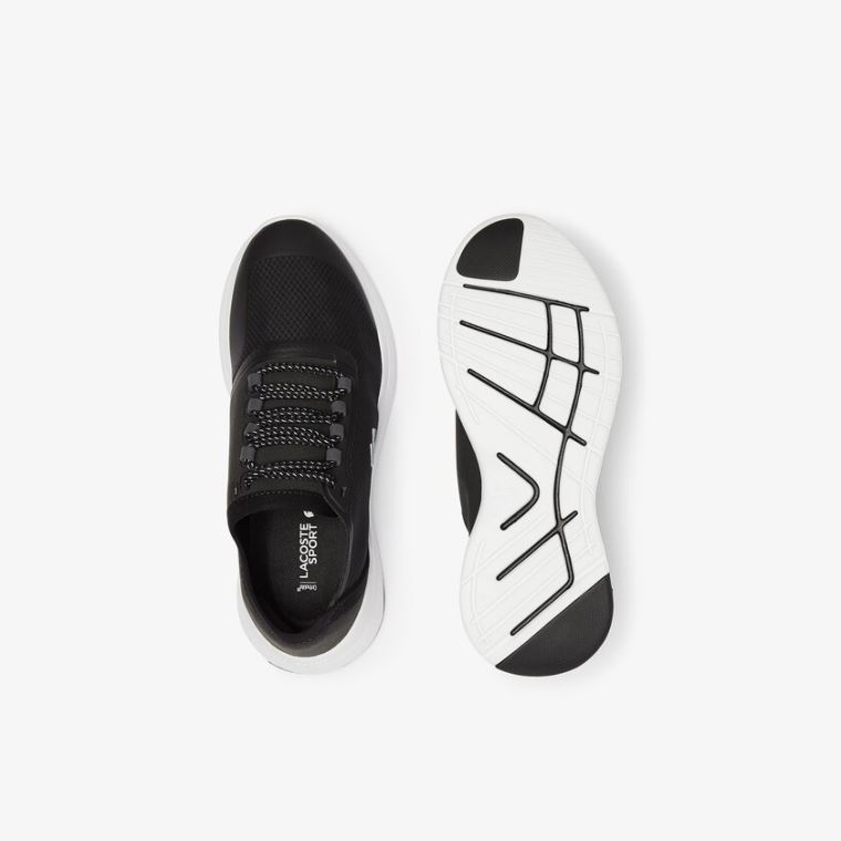 Lacoste LT Fit Syntetisk and Tekstil Sneakers Svarte Hvite | Jnx6sVpH