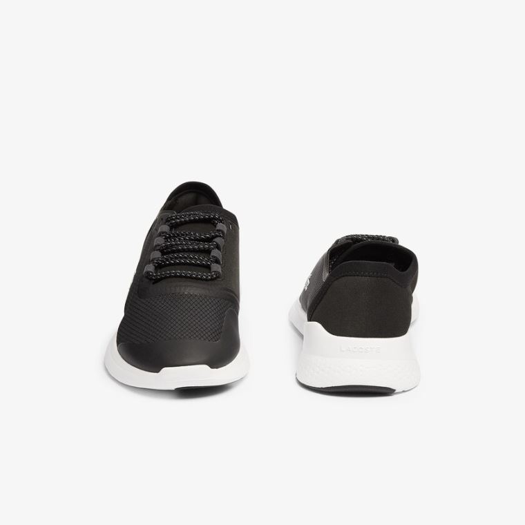 Lacoste LT Fit Syntetisk and Tekstil Sneakers Svarte Hvite | Jnx6sVpH