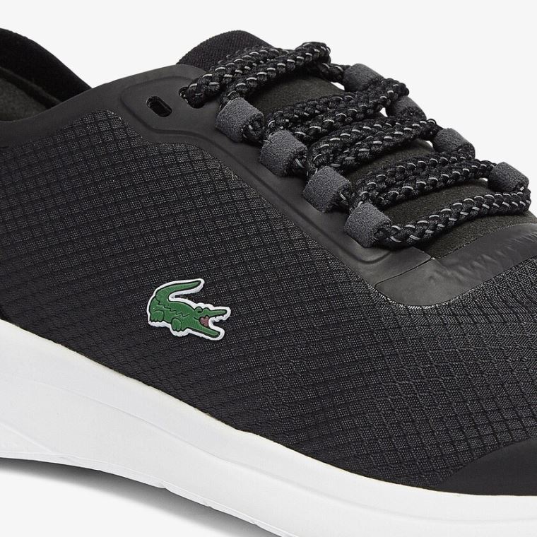 Lacoste LT Fit Syntetisk and Tekstil Sneakers Svarte Hvite | Jnx6sVpH